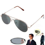 Anti - Track UV Protection Reflex Sunglasses Side Mirror with Protective Box - Trustpick