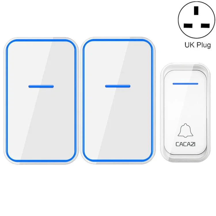 CACAZI A68 - 2 One to Two Wireless Remote Control Electronic Doorbell Home Smart Digital Wireless Doorbell - Trustpick