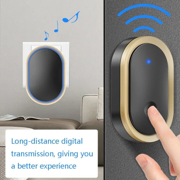 CACAZI A99 Home Smart Remote Control Doorbell Elderly Pager - Trustpick