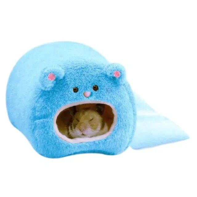 Cute Small Animal Cages Pet Rabbit Hamster House Bed Rat Qquirrel Guinea Winter Warm Hanging Cage Hamster Nest - Trustpick