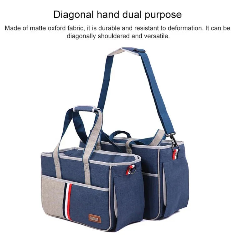 DODOPET Outdoor Portable Oxford Cloth Cat Dog Pet Carrier Bag Handbag Shoulder Bag, Size: 43 x 19 x 26cm - Trustpick
