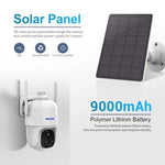 ESCAM G24 3MP WiFi Smart Night Vision Two - way Voice Intercom Solar Camera Support Full HD AI Recognition PIR Alarm - Trustpick