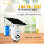 ESCAM QF450 HD 1080P 4G EU Version Solar Powered IP Camera with 128G Memory, Support Two - way Audio & PIR Motion Detection & Night Vision & TF Card - Trustpick