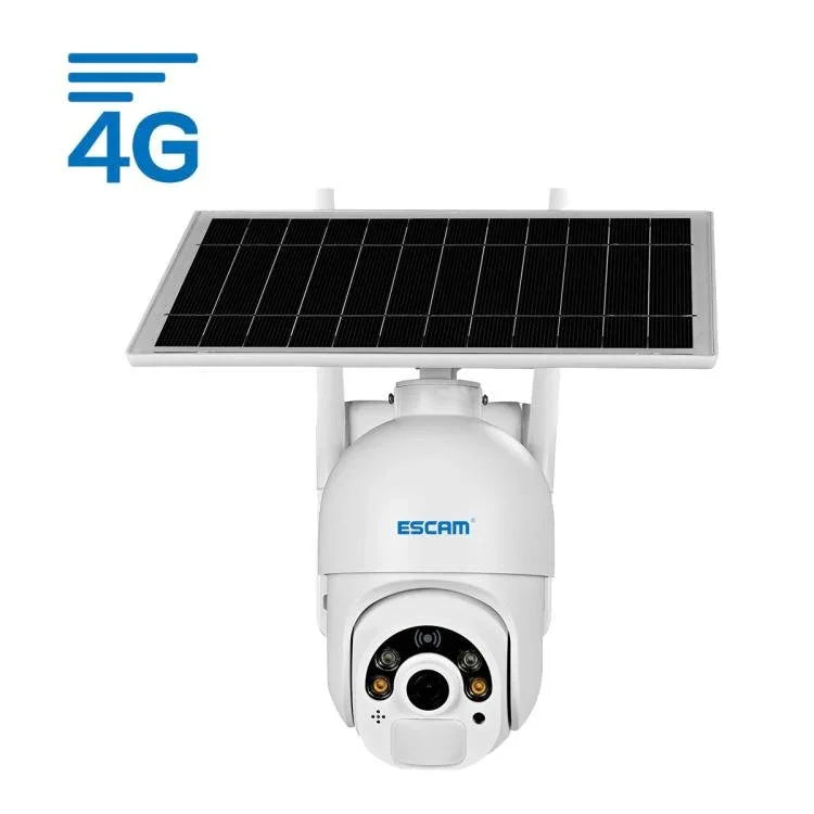 ESCAM QF450 HD 1080P 4G EU Version Solar Powered IP Camera with 16G Memory, Support Two - way Audio & PIR Motion Detection & Night Vision & TF Card - Trustpick