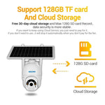 ESCAM QF450 HD 1080P 4G EU Version Solar Powered IP Camera without Memory, Support Two - way Audio & PIR Motion Detection & Night Vision & TF Card - Trustpick