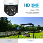 ESCAM QF624 1080P HD IP66 Waterproof WiFi Solar Panel PT IP Camera without Battery - Trustpick