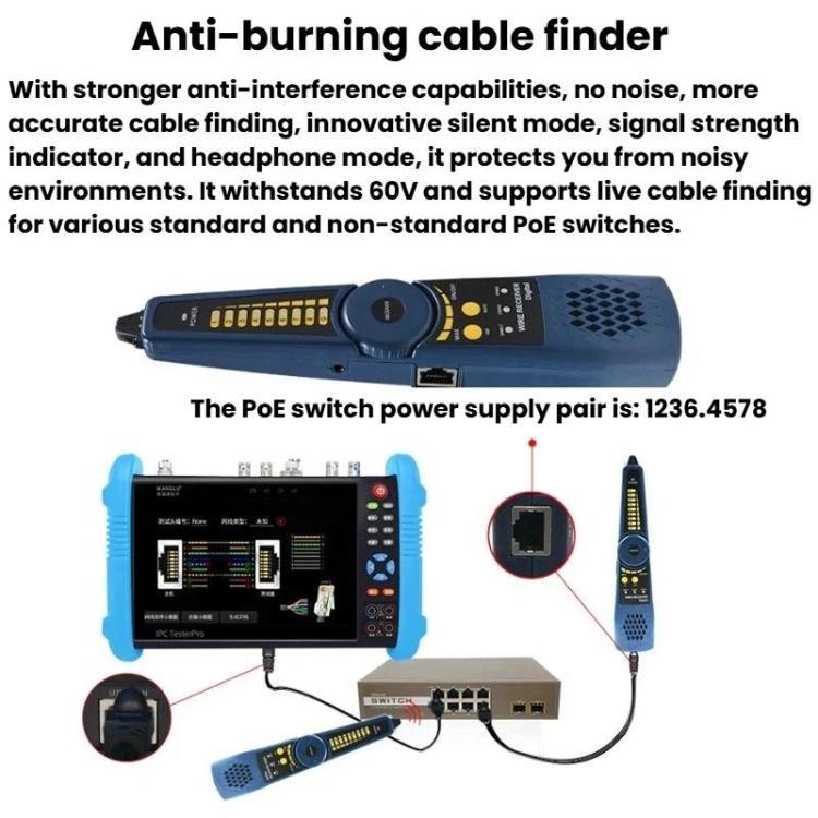 IPC9800MOVTADHSPlus+ Multi - Functional Engineering Tester Coaxial Network Video Surveillance Tester - Trustpick