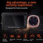 M4300A 4.3 inch Display Screen 3.0MP Camera Video Smart Doorbell, Support TF Card (32GB Max) & Motion Detection & Infrared Night Vision - Trustpick