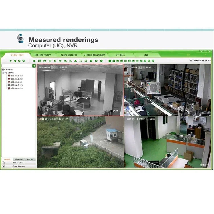 N4B7M 4Ch 960P P2P ONVIF 1.3 Mega Pixel IP Camera NVR Kit, Support Night Vision / Motion Detection, IR Distance: 20m - Trustpick