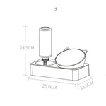 Pet Bowl Anti - tipping Automatic Drinking Water Feeding Bowl - Trustpick