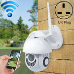 PTZ Control 355 Degree Rotation Infrared WiFi Smart Dome Camera, Two - Way Voice Intercom Monitor - Trustpick
