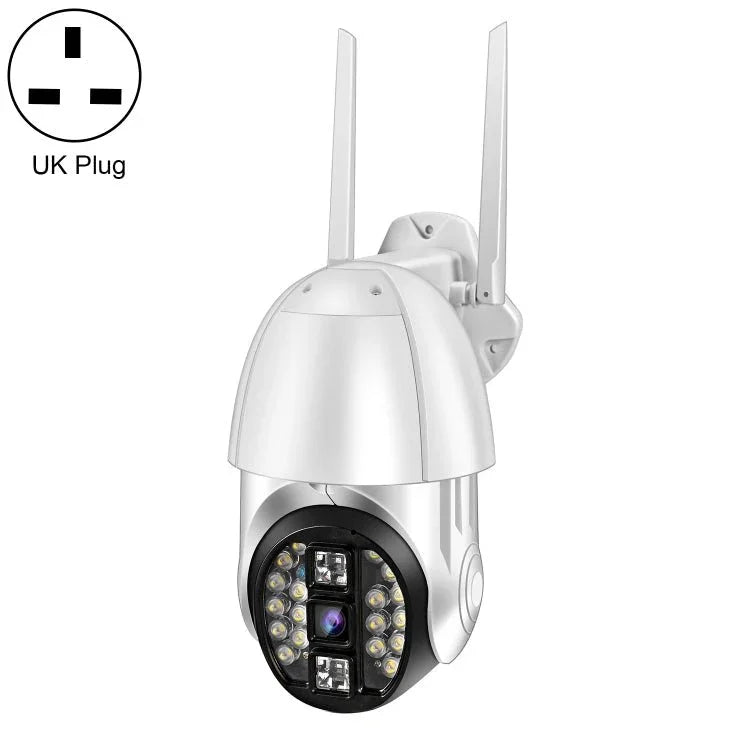 QX33 1080P Panoramic PTZ 360 Degree Rotating WIFI Camera, Support Day and Night Full Color & Two - way Voice Intercom & Motion Detection Alarm & Video Playback & 64GB TF Card, AU Plug - Trustpick