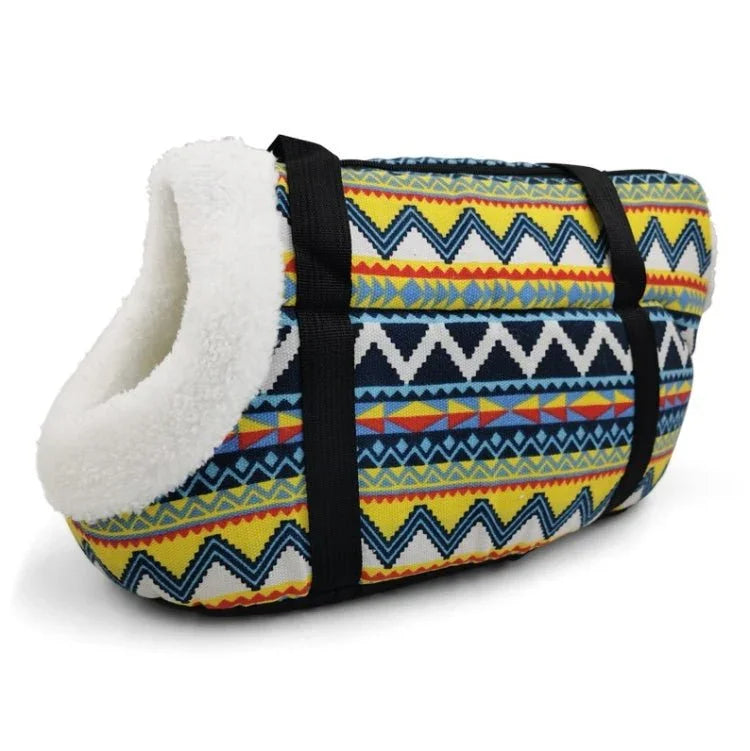 Retro Pet Carrying Bag Comfortable & Breathable Backpack For Cats And Dogs - Trustpick