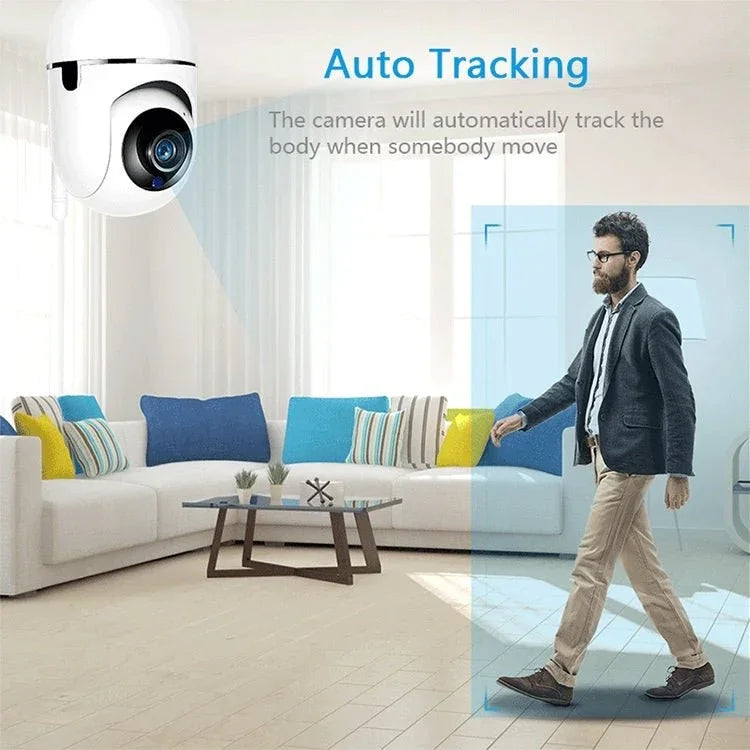 SECTEC IL - HIP291 - 2M - AI Intelligent Tracking Monitor Mobile Phone Remote Wireless Network Wifi Camera Cloud Storage Intelligent Shaking Head Network Camera - Trustpick