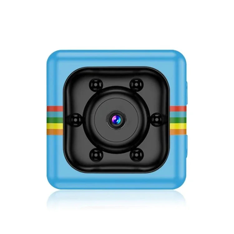 SQ11 Mini DV HD 480P 6 LEDs Sport Recorder Camera with Holder, Support Monitor Detection & IR Night Vision & TF Card - Trustpick