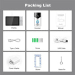 SriHome DH051+DH002 4MP HD Smart WiFi Video PIR Visual Doorbell Set - Trustpick