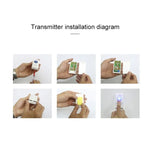 VOYE V003A Home Music Remote Control Wireless Doorbell with 38 Polyphony Sounds, US Plug - Trustpick