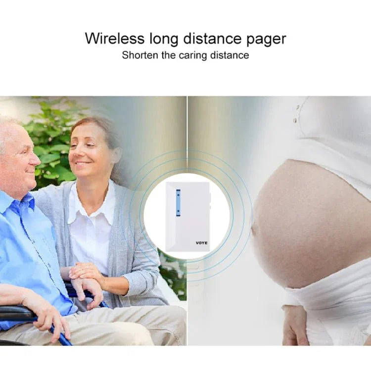 VOYE V015F Home Music Remote Control Wireless Doorbell with 38 Polyphony Sounds - Trustpick