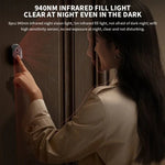 Xiaomi Smart Cat Eye 2 HDR 5 inch 3MP HD Camera 180 Degree Wide Angle Lens 940nm Infrared Night Vision Intercom Doorbell - Trustpick