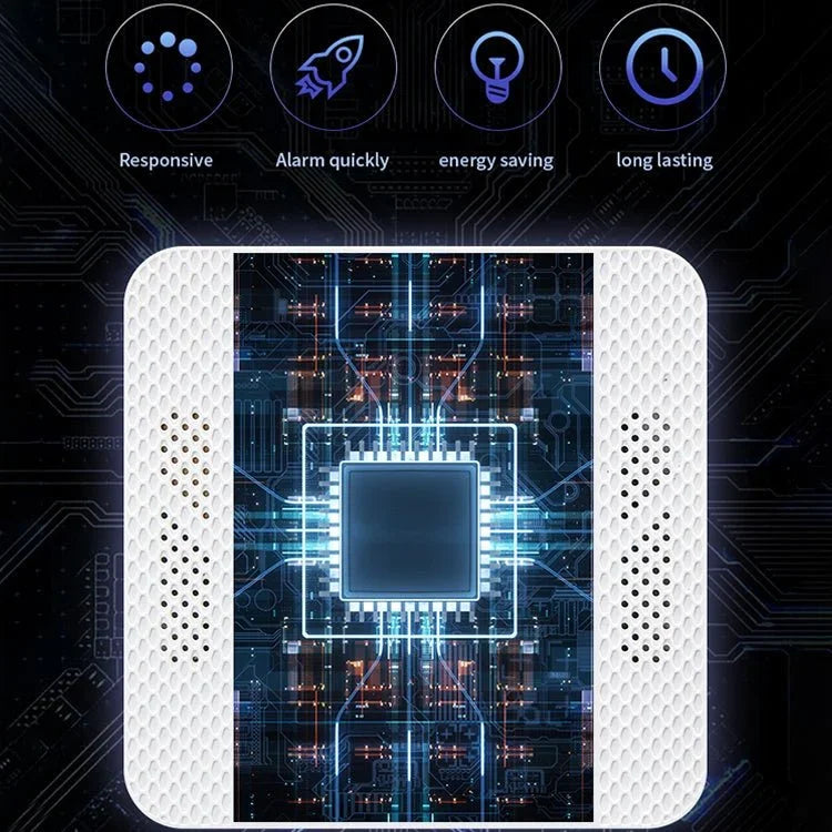 XY - S510COM 2 in 1 Carbon Monoxide Smoke Composite Alarm Detector without Battery - Trustpick