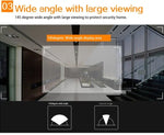 YB - 43CH 4.3 inch Screen 1.0MP Security Camera Door Peephole with One - key to Watch Function - Trustpick